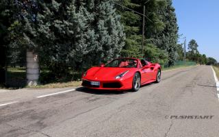 test drive Ferrari 488 Spider