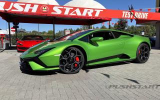 test drive Lamborghini Huracán Tecnica