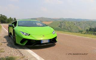 test drive Lamborghini Huracan Performante