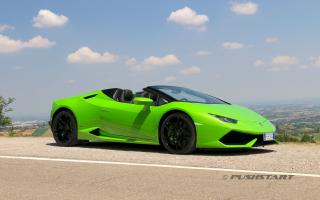 test drive Lamborghini Huracan Spyder