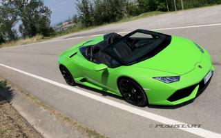 test drive Lamborghini Huracan Spyder