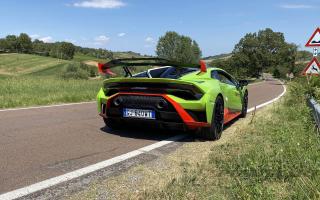 test drive Lamborghini Huracan STO